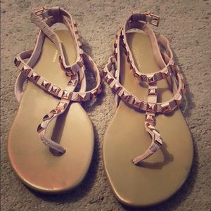 BCBGeneration Gloriana Gladiator Sandal, Rose Gold